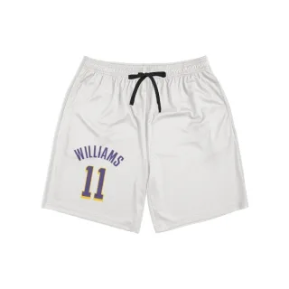 Los Angeles Lakers Ziaire Williams White Purple  Unisex Shorts